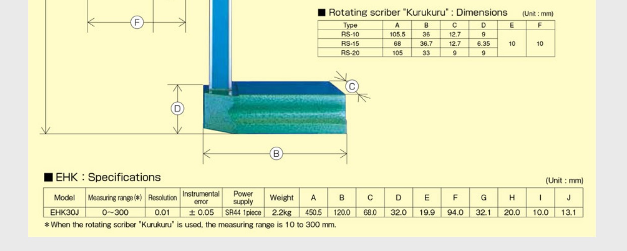 Ichiban Precision Sdn Bhd - Kanon - Kanon EHK-J Digital Height Gauge